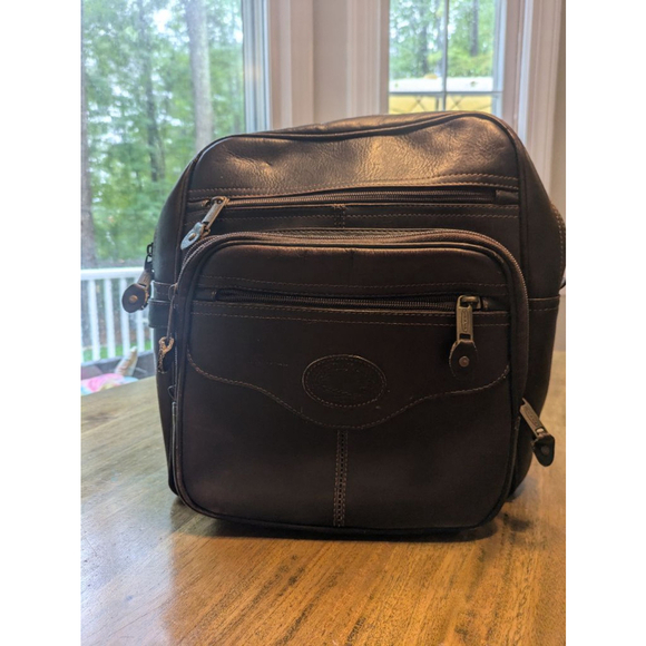 Dilana Santa Fe Leather Sling Pack, Dark Brown - Picture 6 of 7